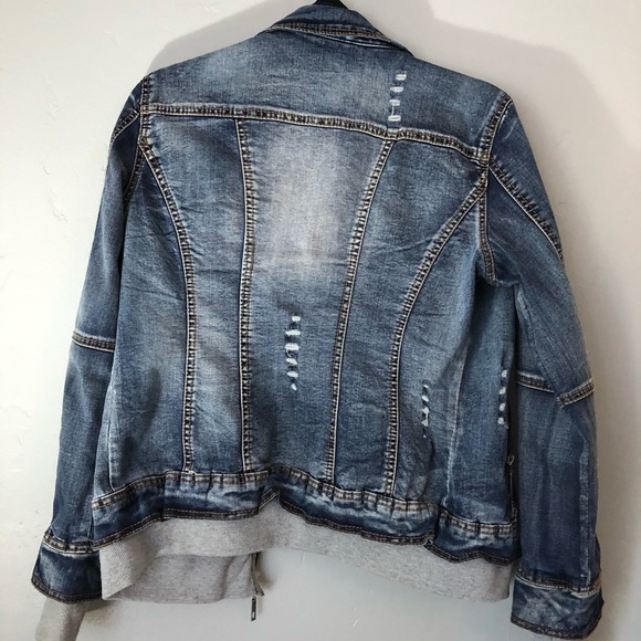 Distressed Jean Jacket - Picture 2 of 2